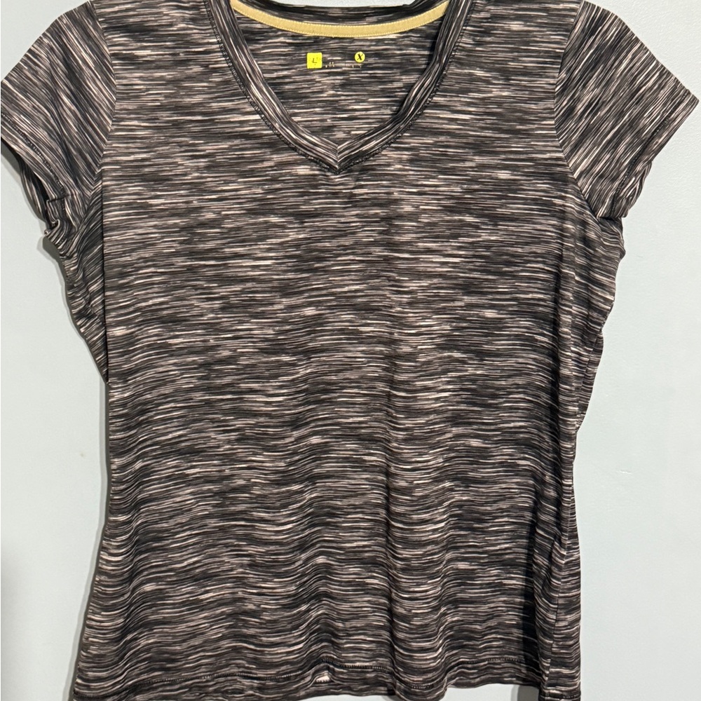 Gray V-Neck Women's Sweatshirt Gently Used - Picture 11 of 16